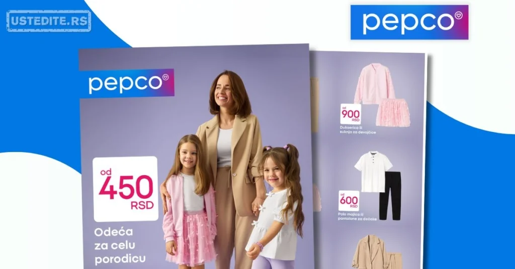 Pepco akcija - PROLEĆNA ODEĆA mart 2026.