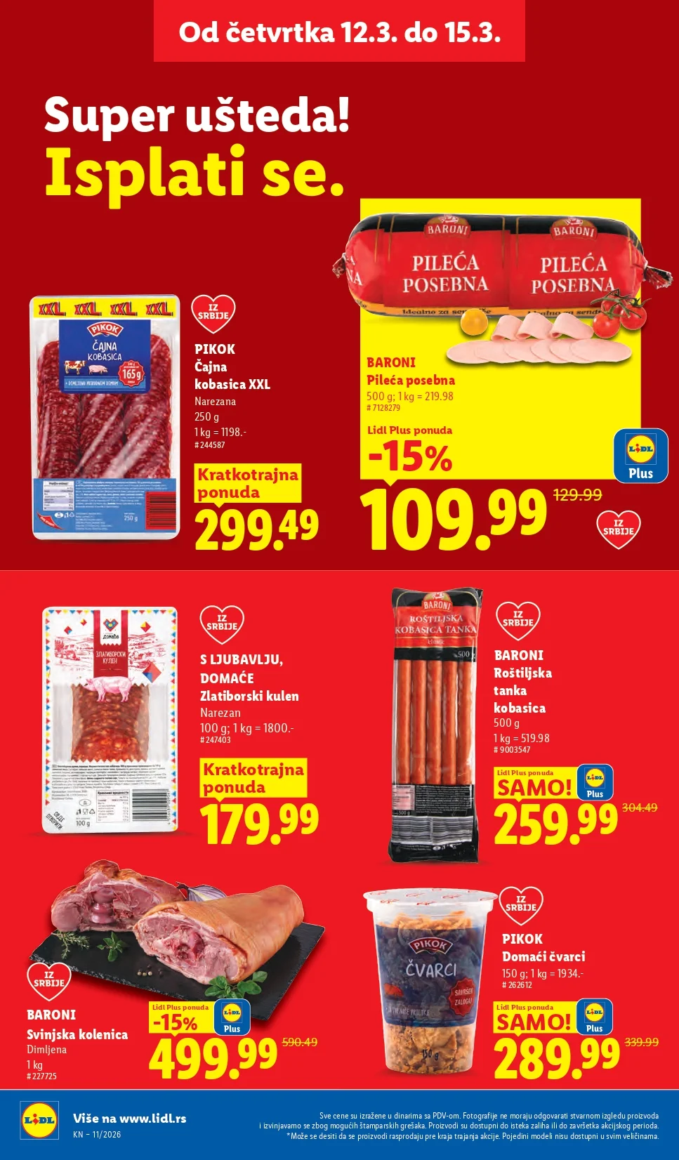 Lidl katalog 12-18.3.2026.