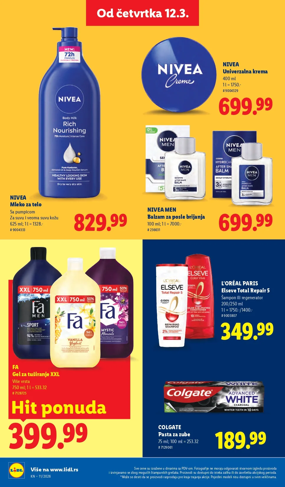 Lidl katalog 12-18.3.2026.