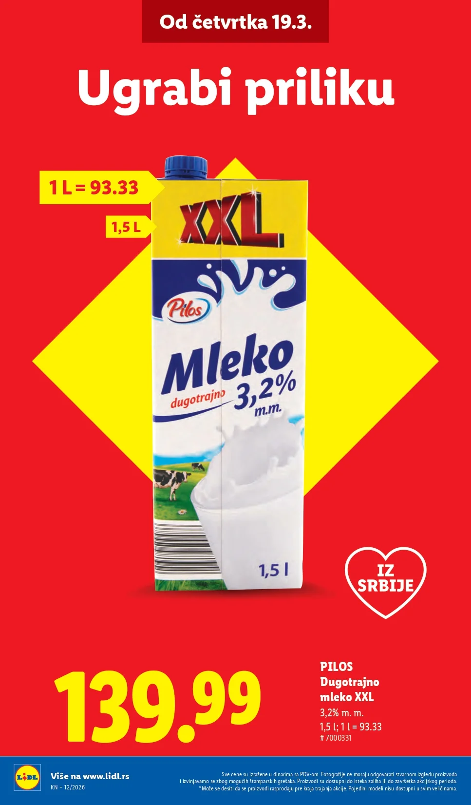Lidl katalog 19-25.3.2026.