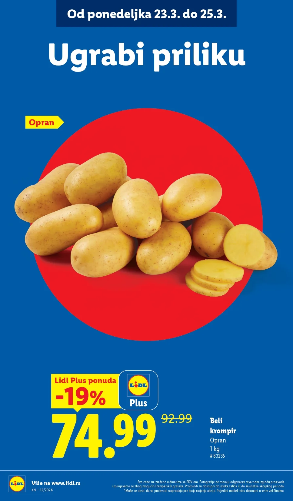 Lidl katalog 19-25.3.2026.