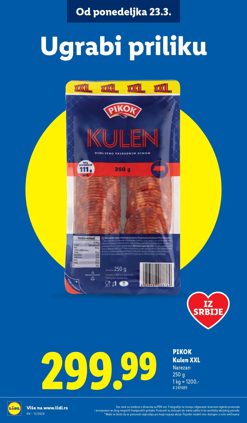 Lidl katalog 19-25.3.2026.