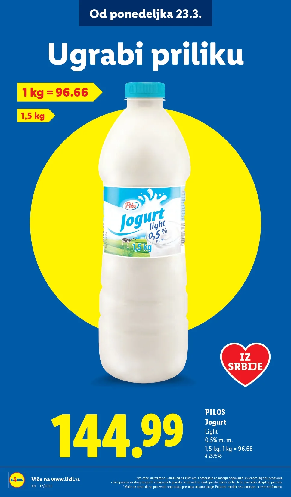 Lidl katalog 19-25.3.2026.