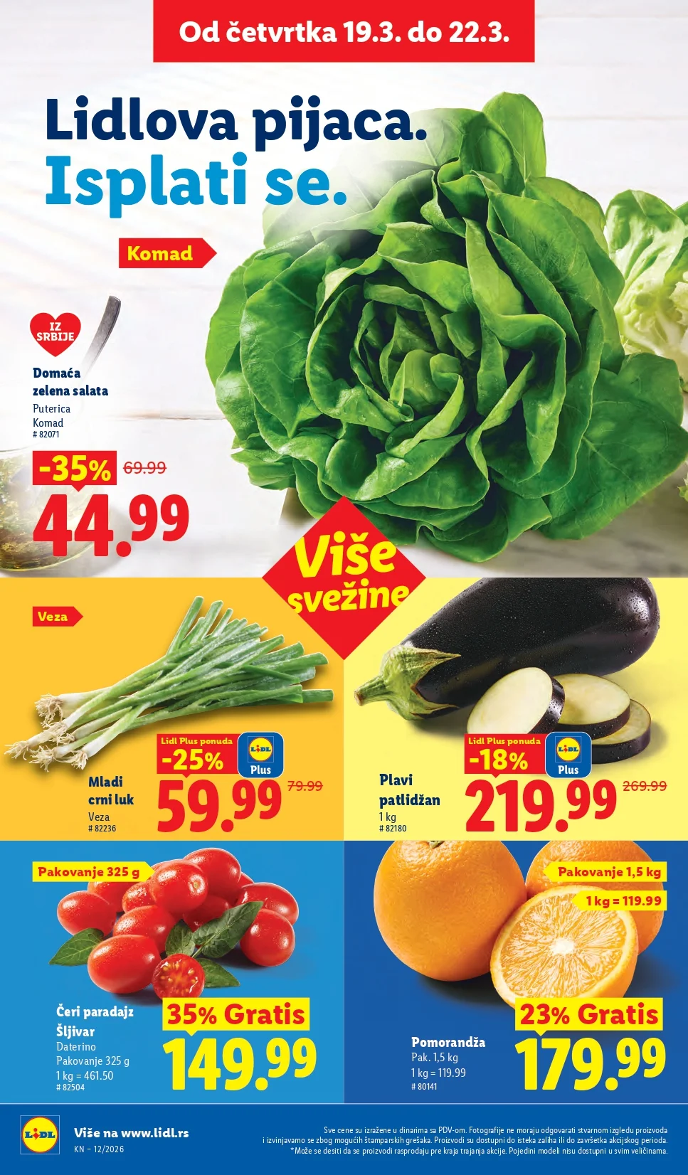 Lidl katalog 19-25.3.2026.