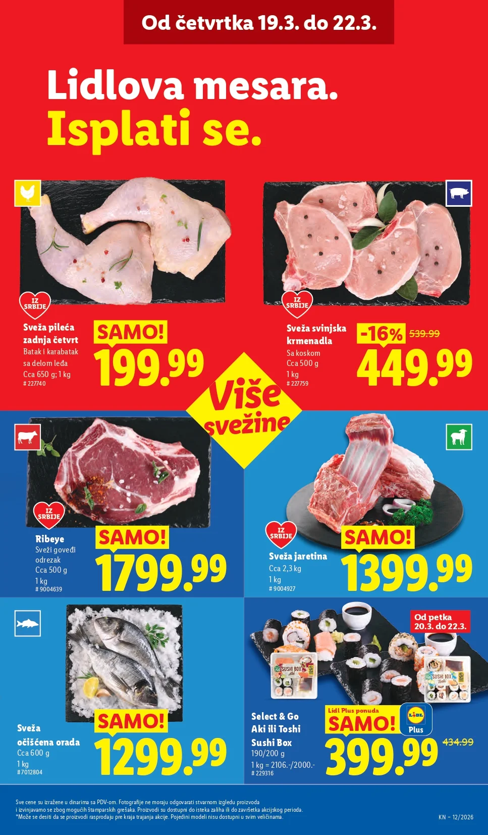 Lidl katalog 19-25.3.2026.