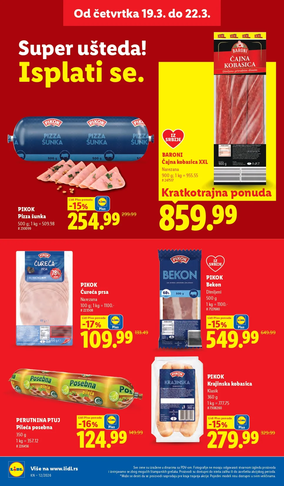 Lidl katalog 19-25.3.2026.