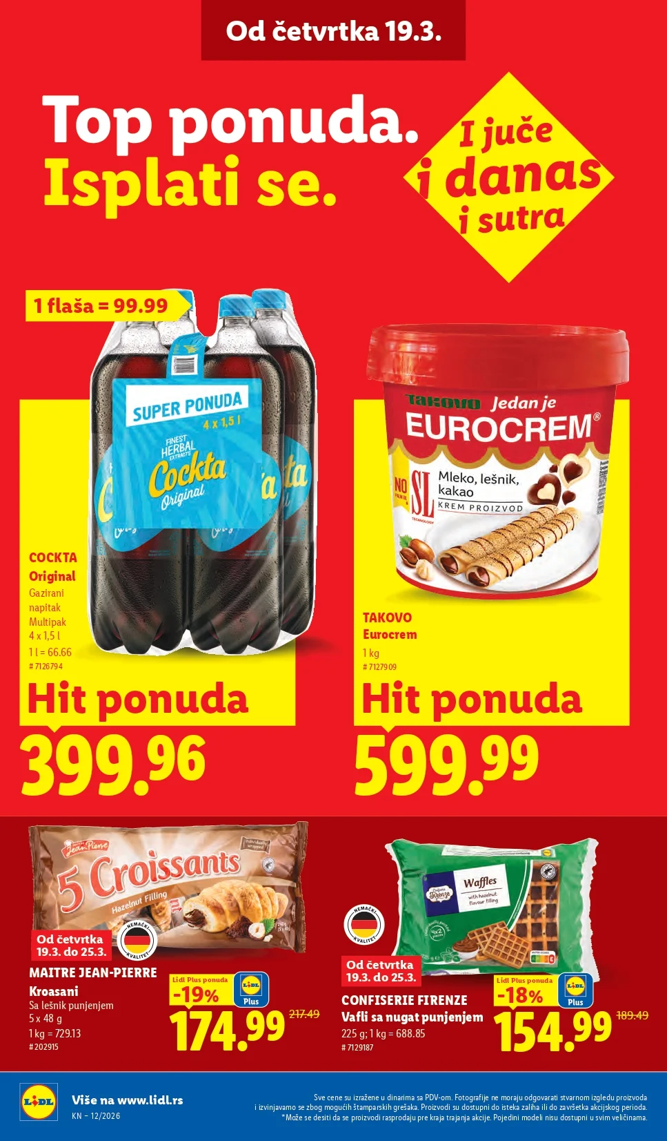 Lidl katalog 19-25.3.2026.