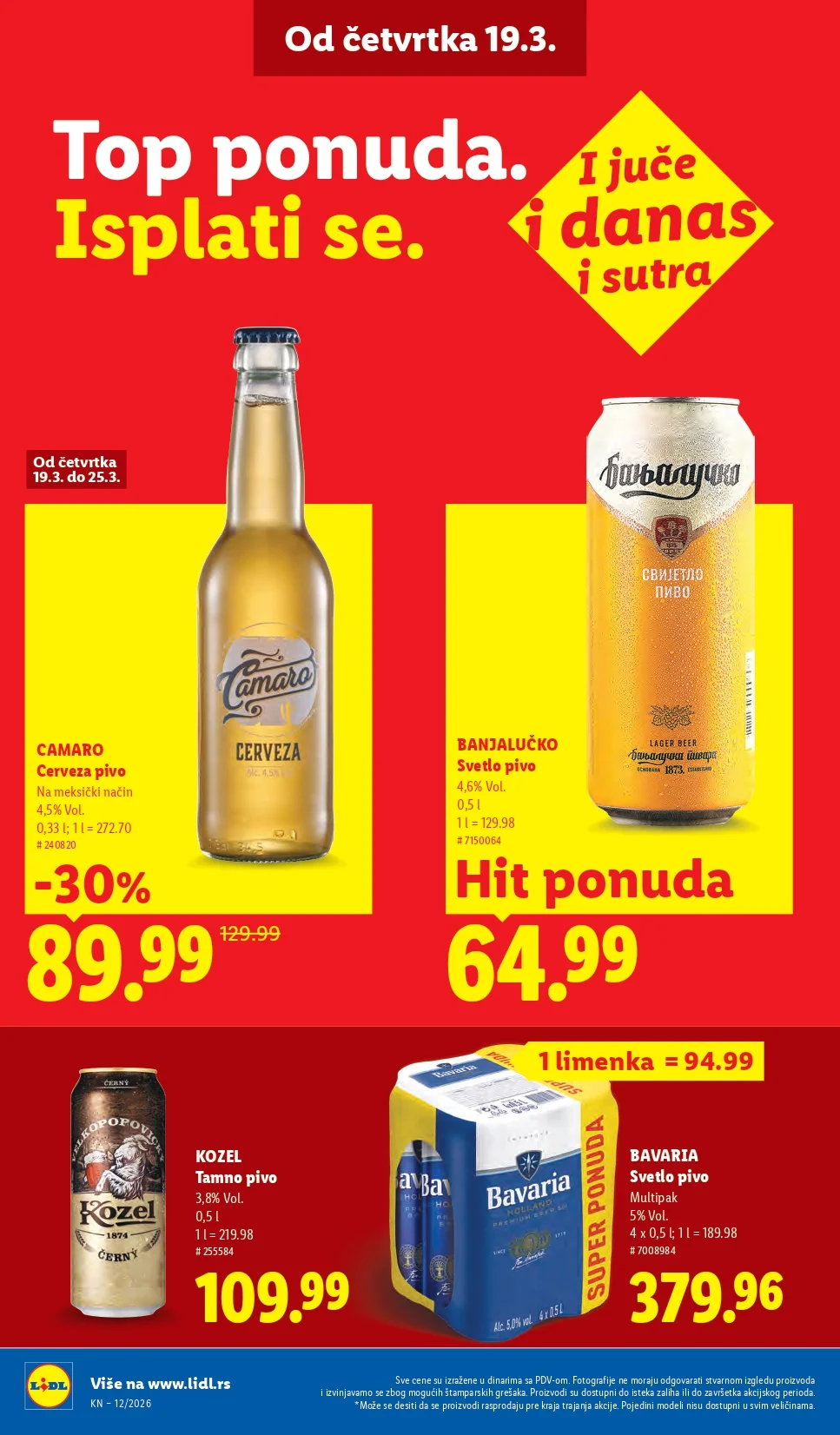 Lidl katalog 19-25.3.2026.