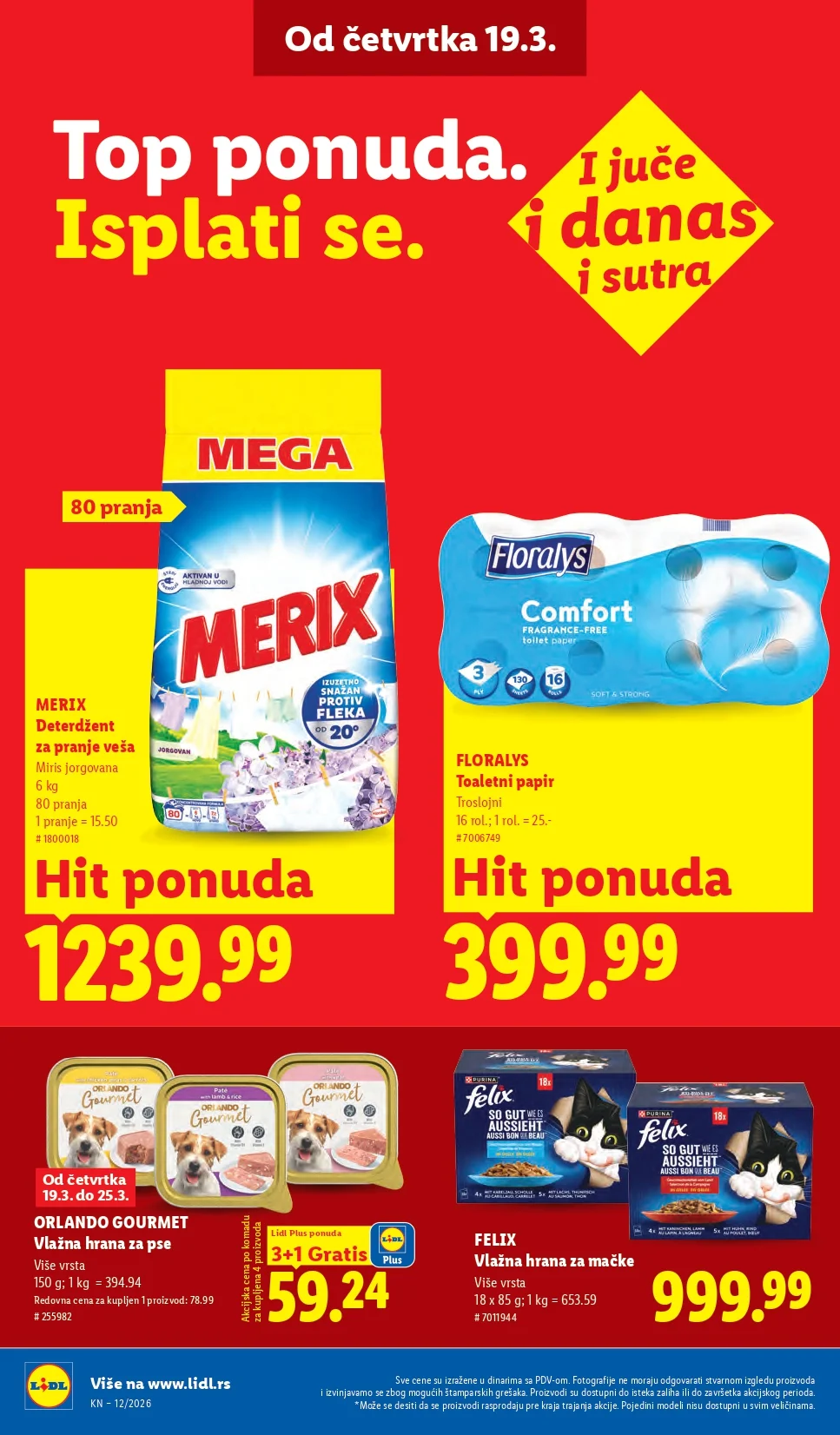 Lidl katalog 19-25.3.2026.
