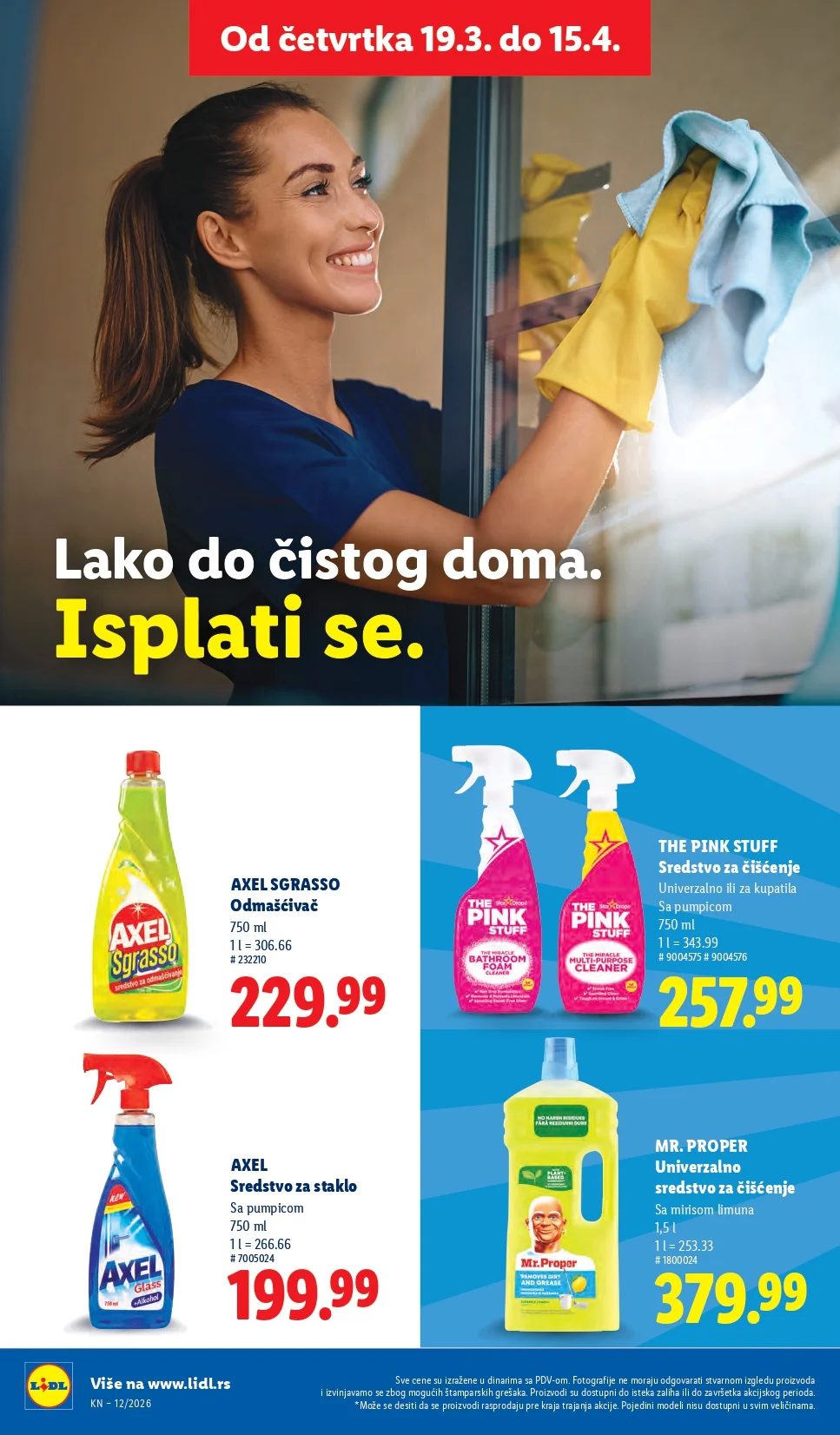 Lidl katalog 19-25.3.2026.