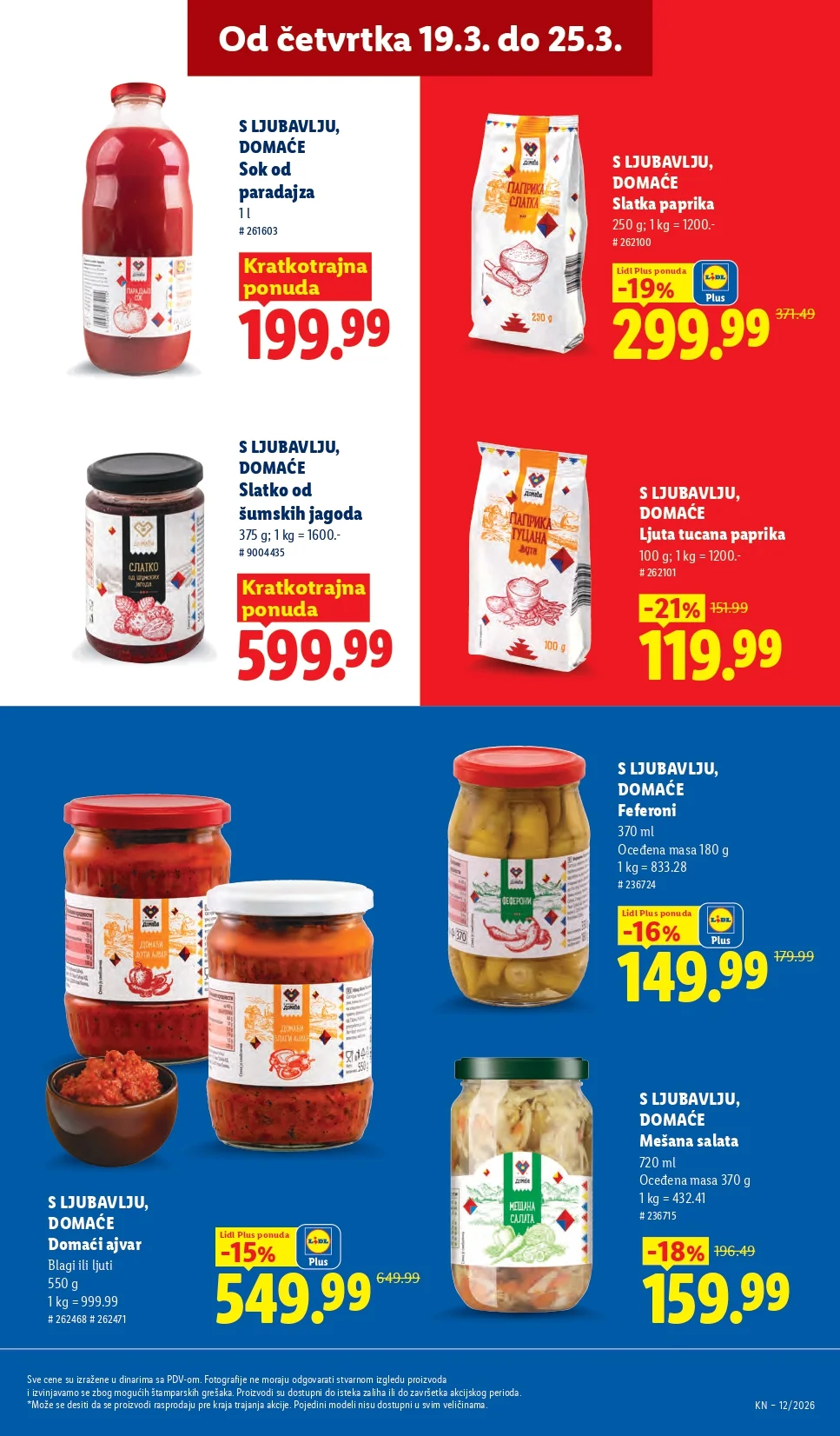 Lidl katalog 19-25.3.2026.