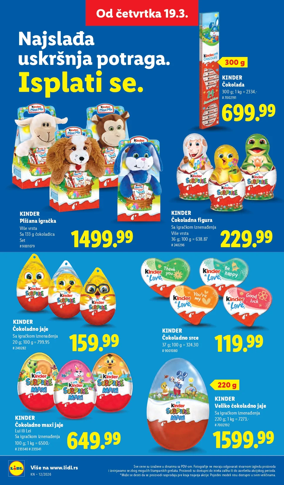 Lidl katalog 19-25.3.2026.