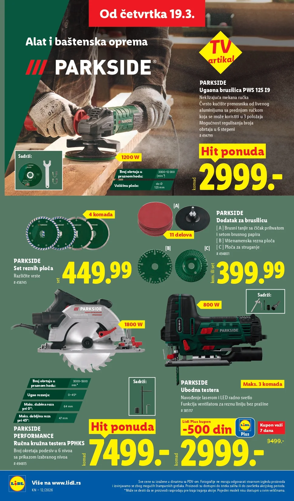Lidl katalog 19-25.3.2026.