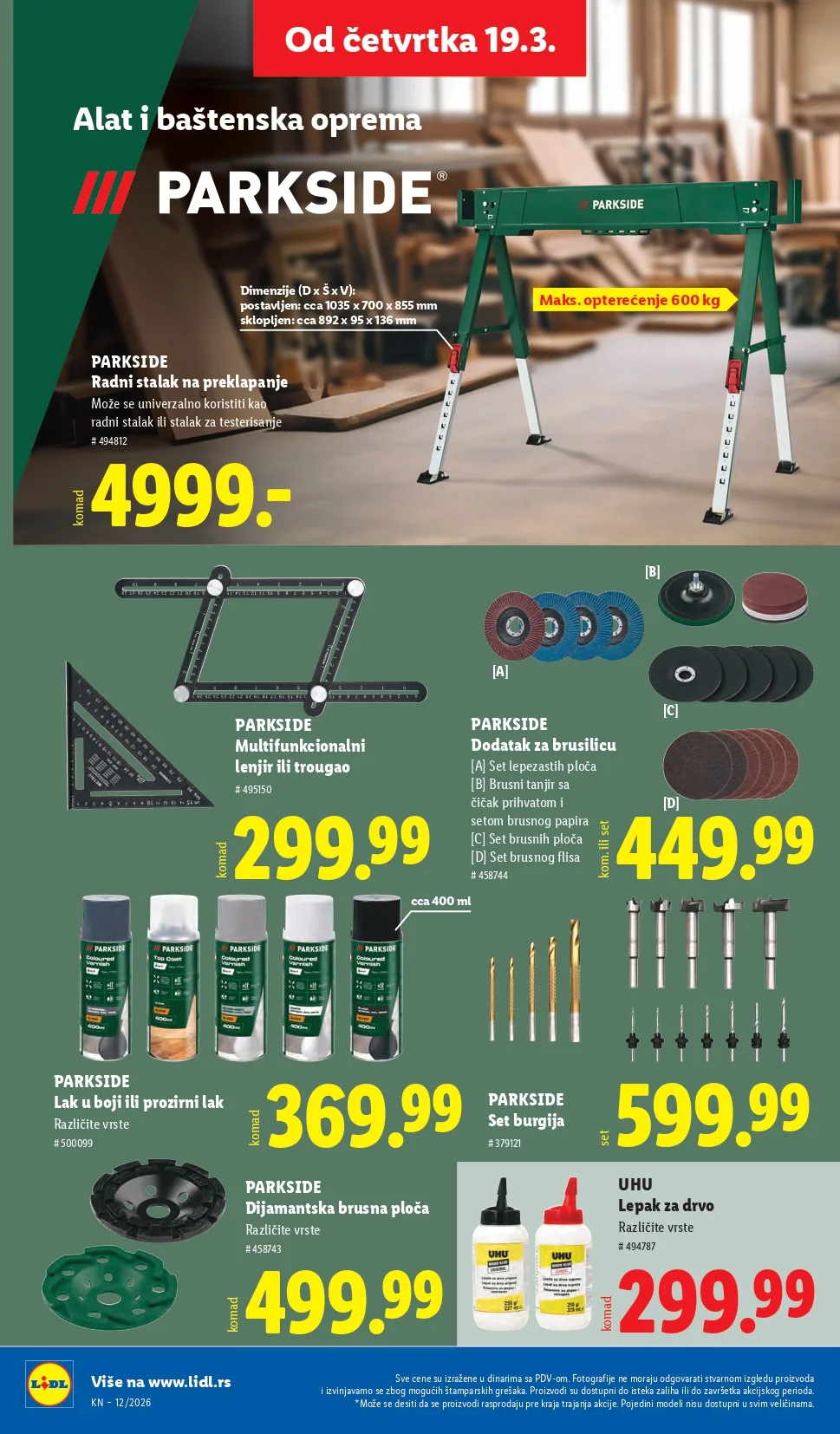 Lidl katalog 19-25.3.2026.