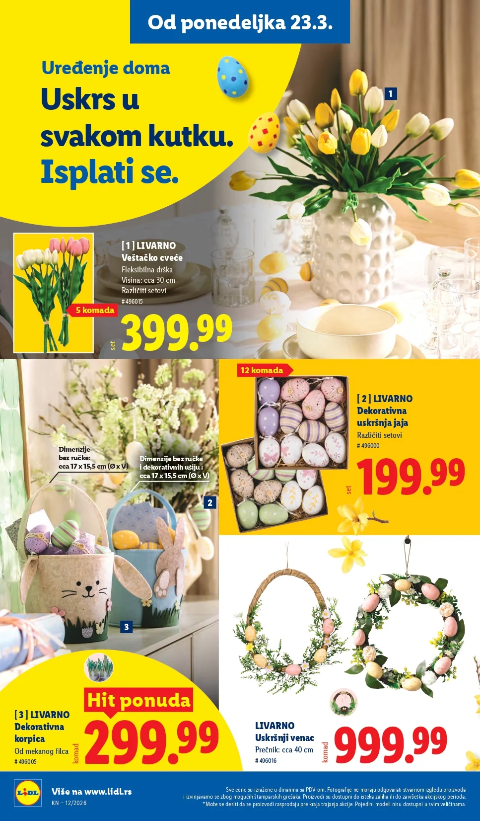 Lidl katalog 19-25.3.2026.