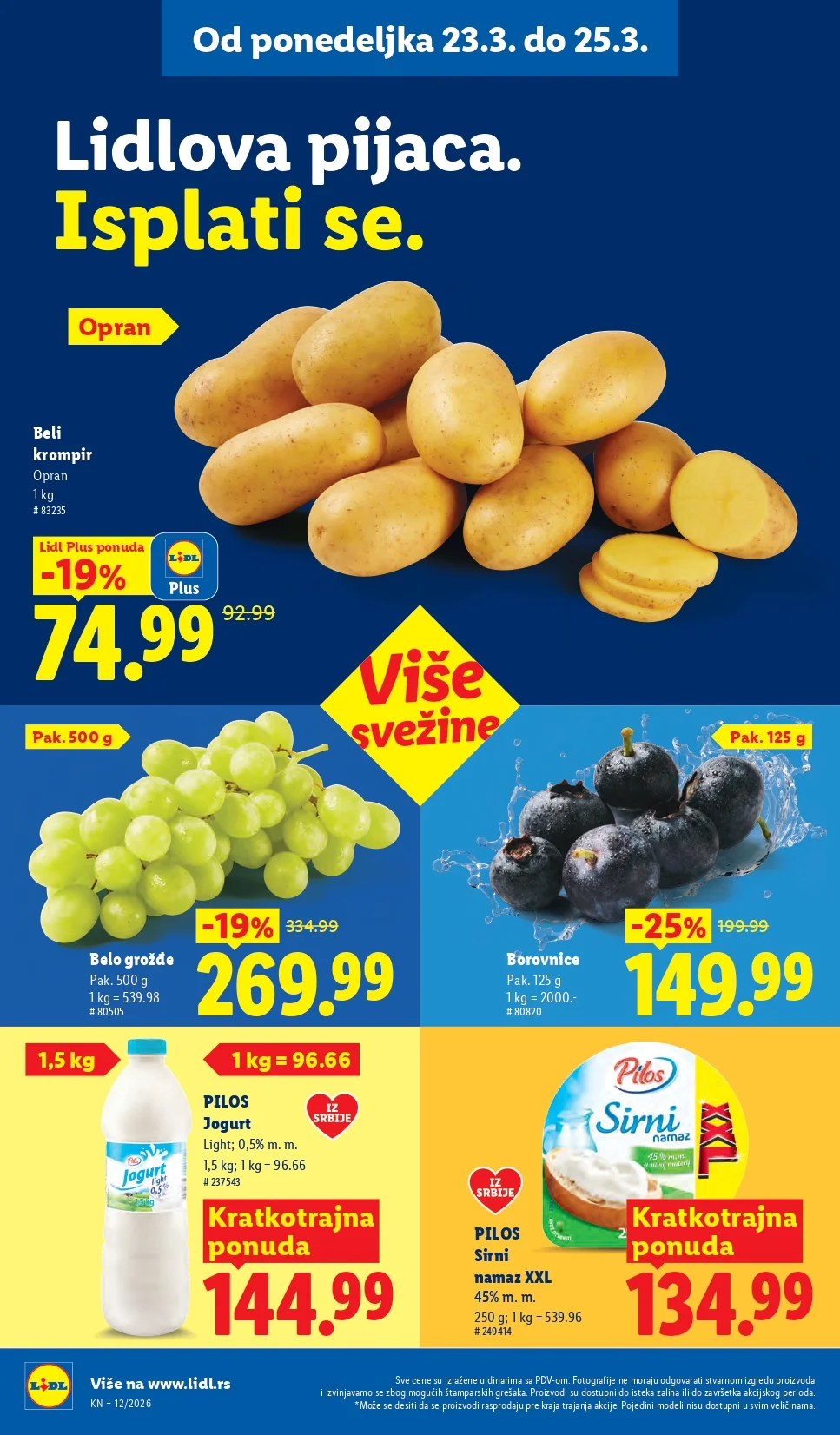 Lidl katalog 19-25.3.2026.
