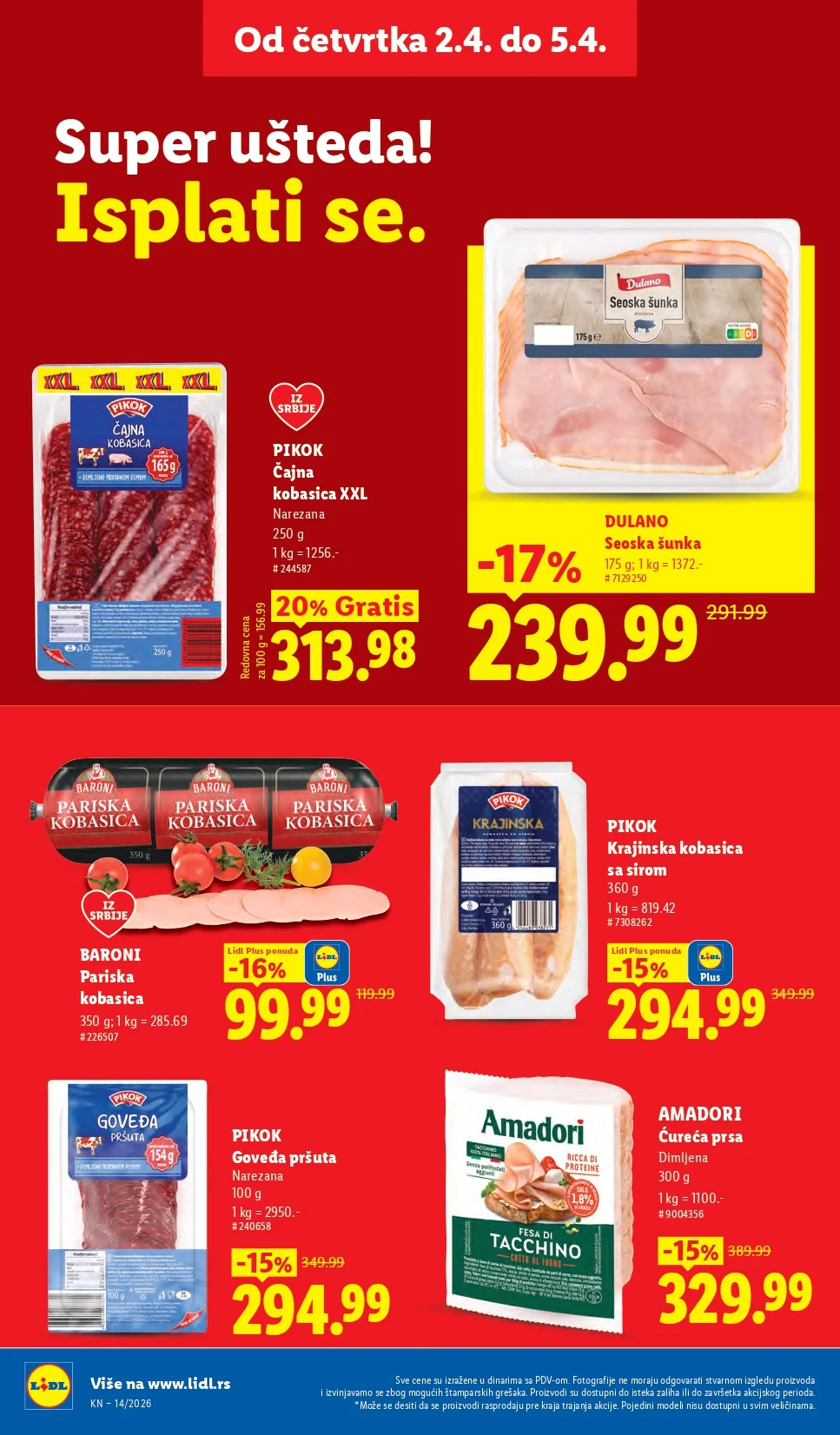 Lidl katalog 2-8.4.2026.