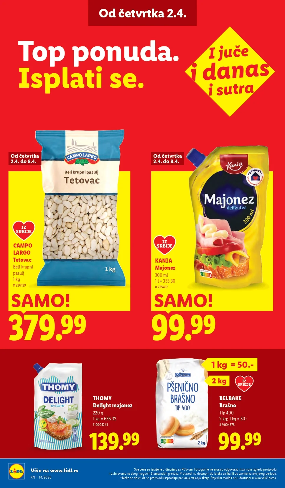 Lidl katalog 2-8.4.2026.