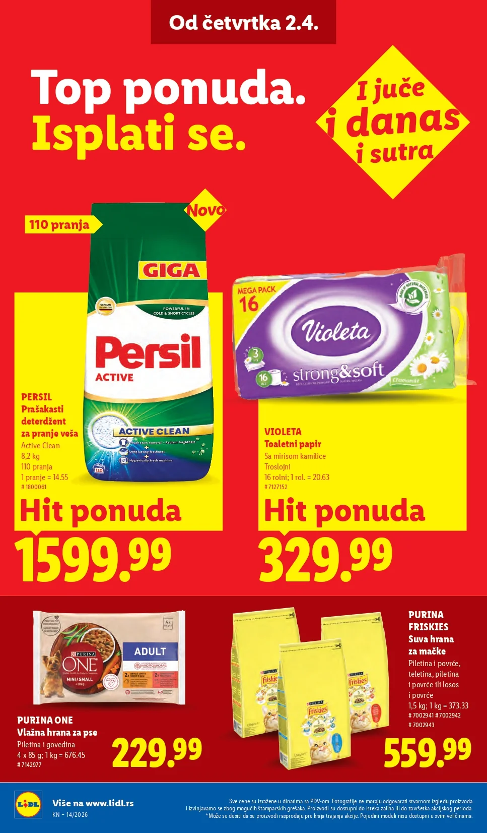 Lidl katalog 2-8.4.2026.