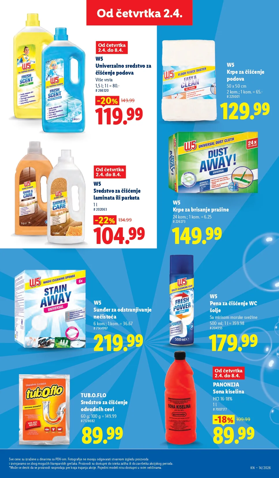 Lidl katalog 2-8.4.2026.
