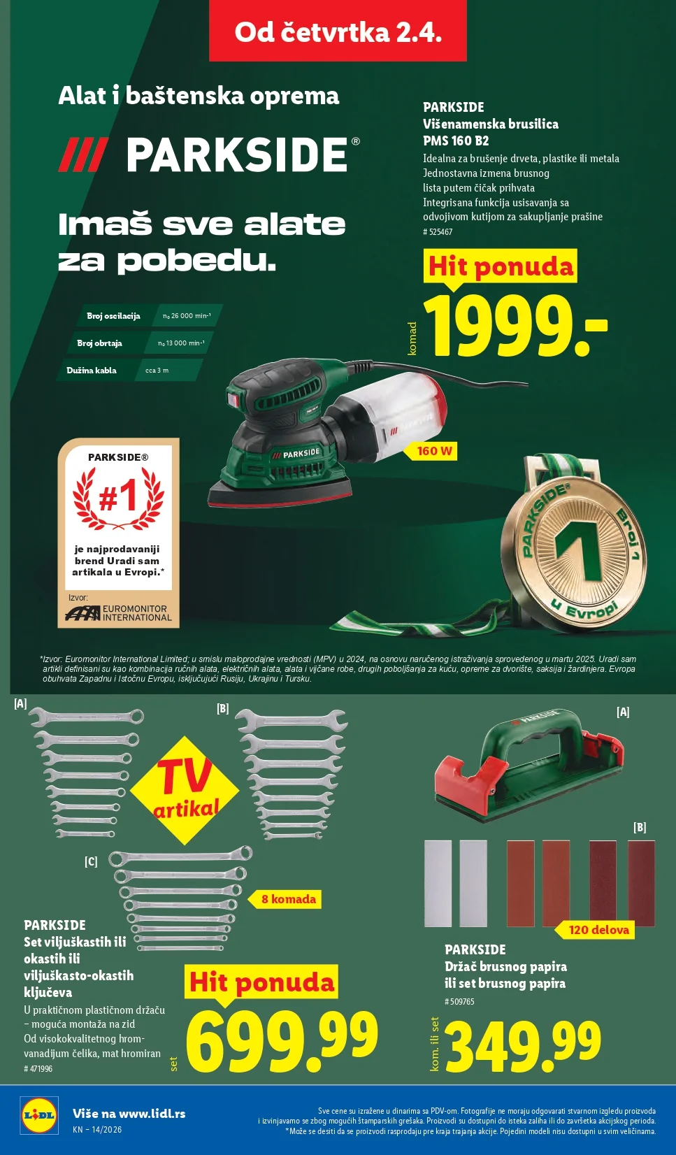 Lidl katalog 2-8.4.2026.