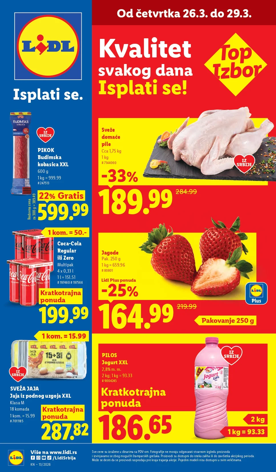 Lidl katalog 26.3-1.4.2026.