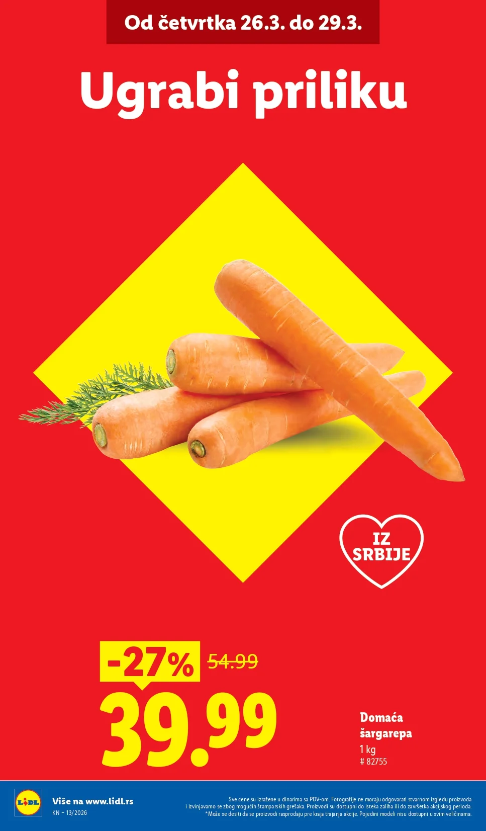 Lidl katalog 26.3-1.4.2026.