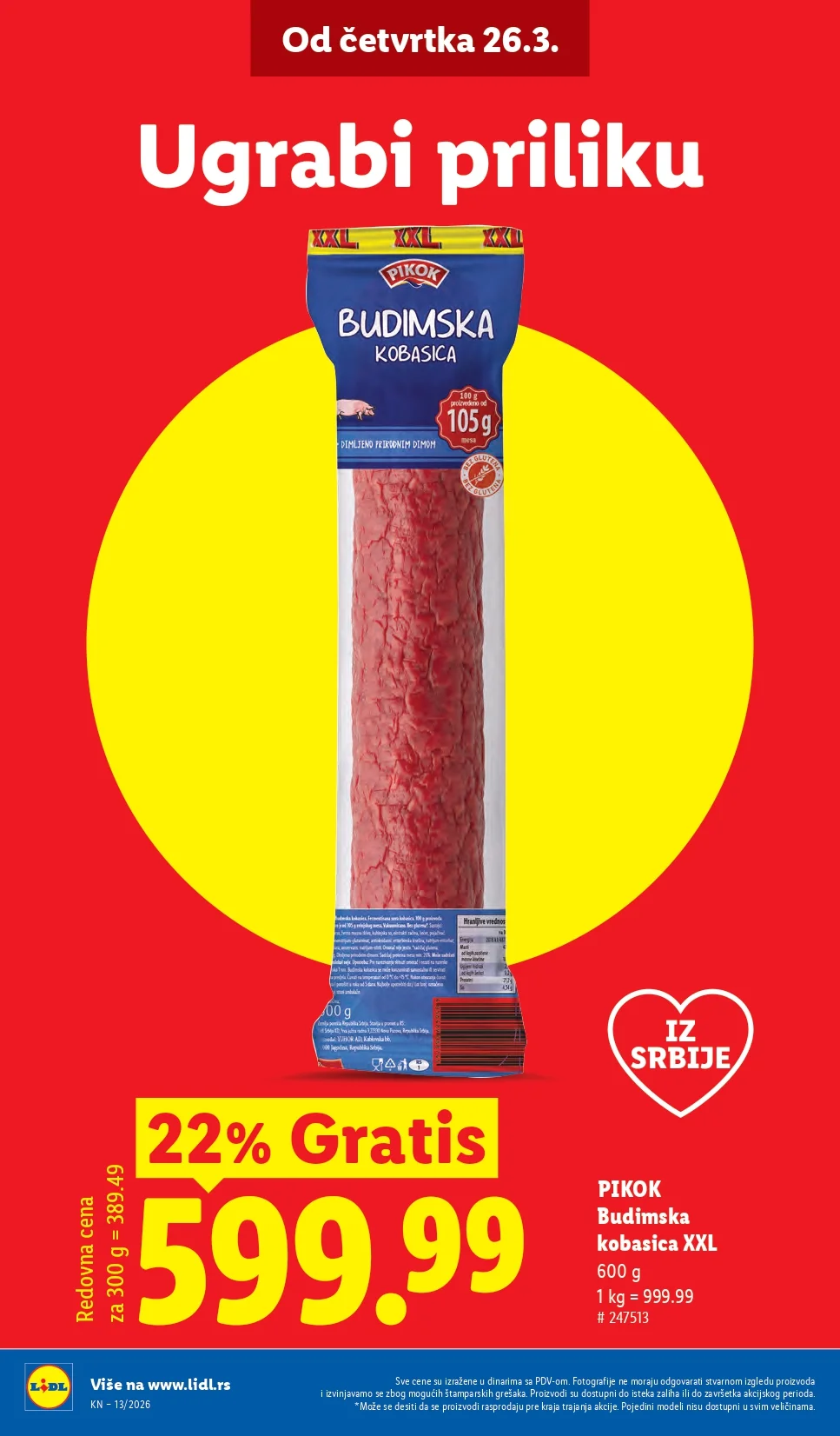 Lidl katalog 26.3-1.4.2026.