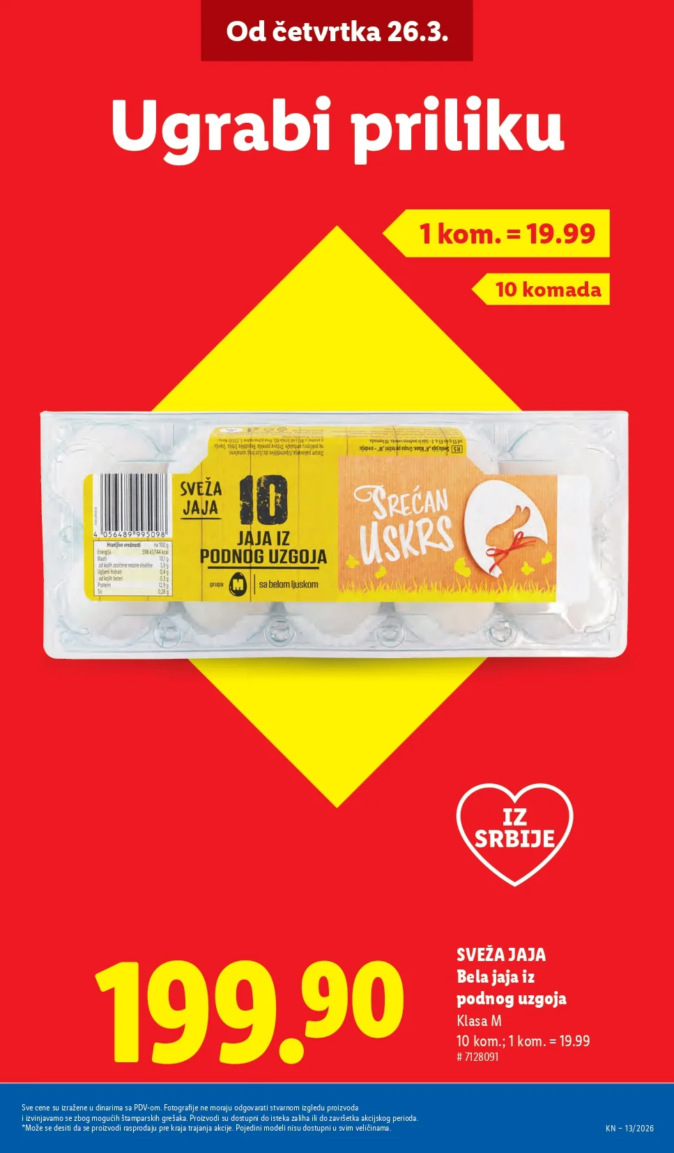 Lidl katalog 26.3-1.4.2026.