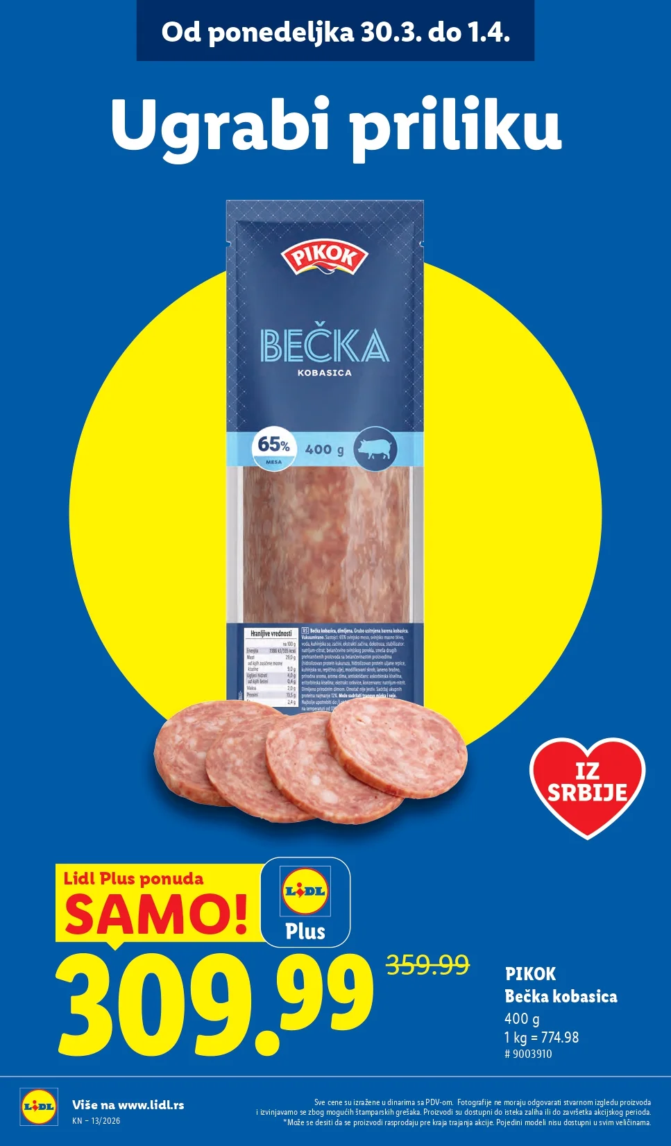 Lidl katalog 26.3-1.4.2026.