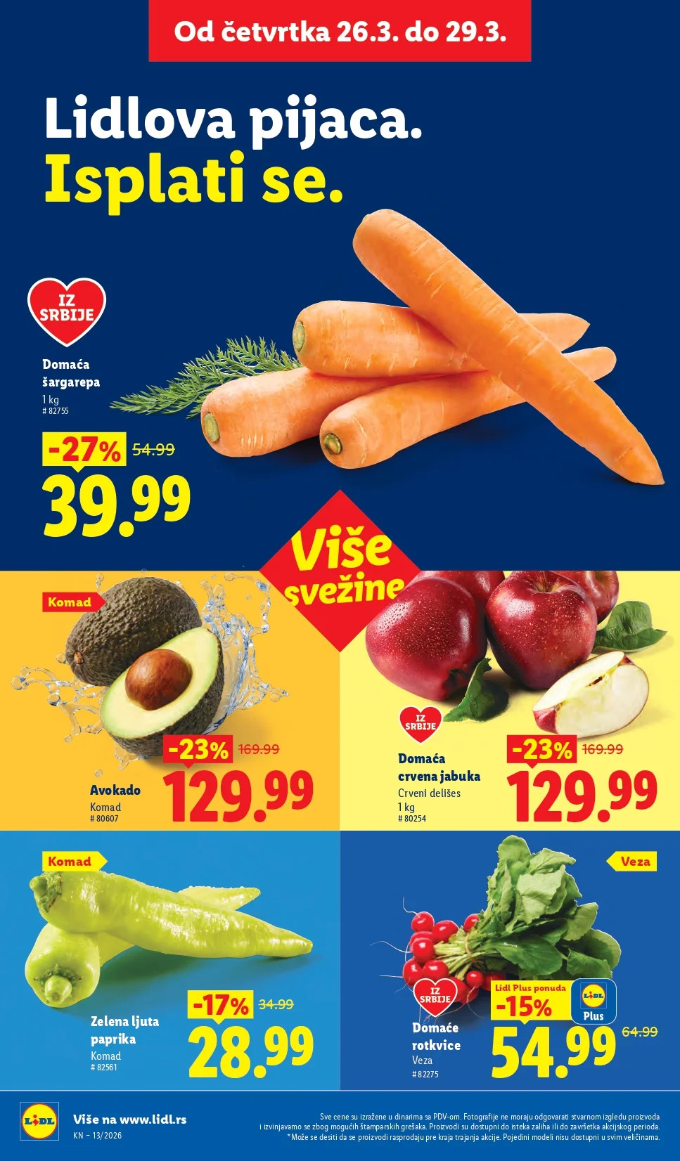 Lidl katalog 26.3-1.4.2026.