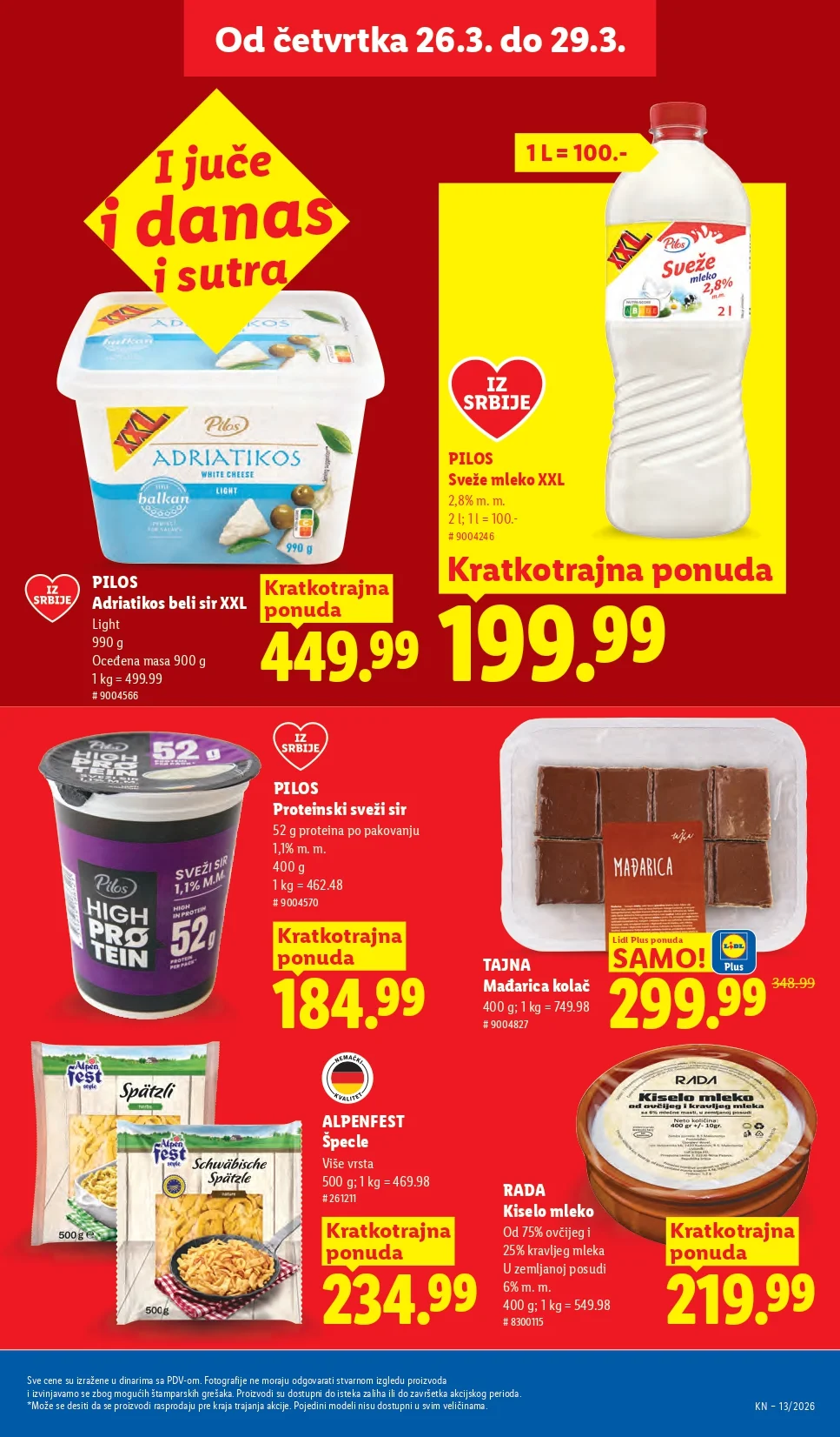 Lidl katalog 26.3-1.4.2026.