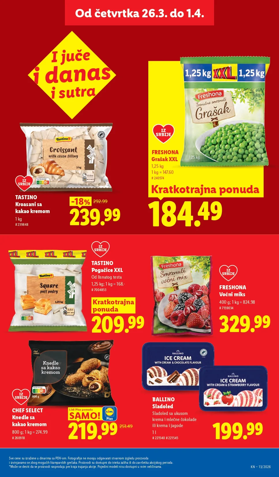 Lidl katalog 26.3-1.4.2026.