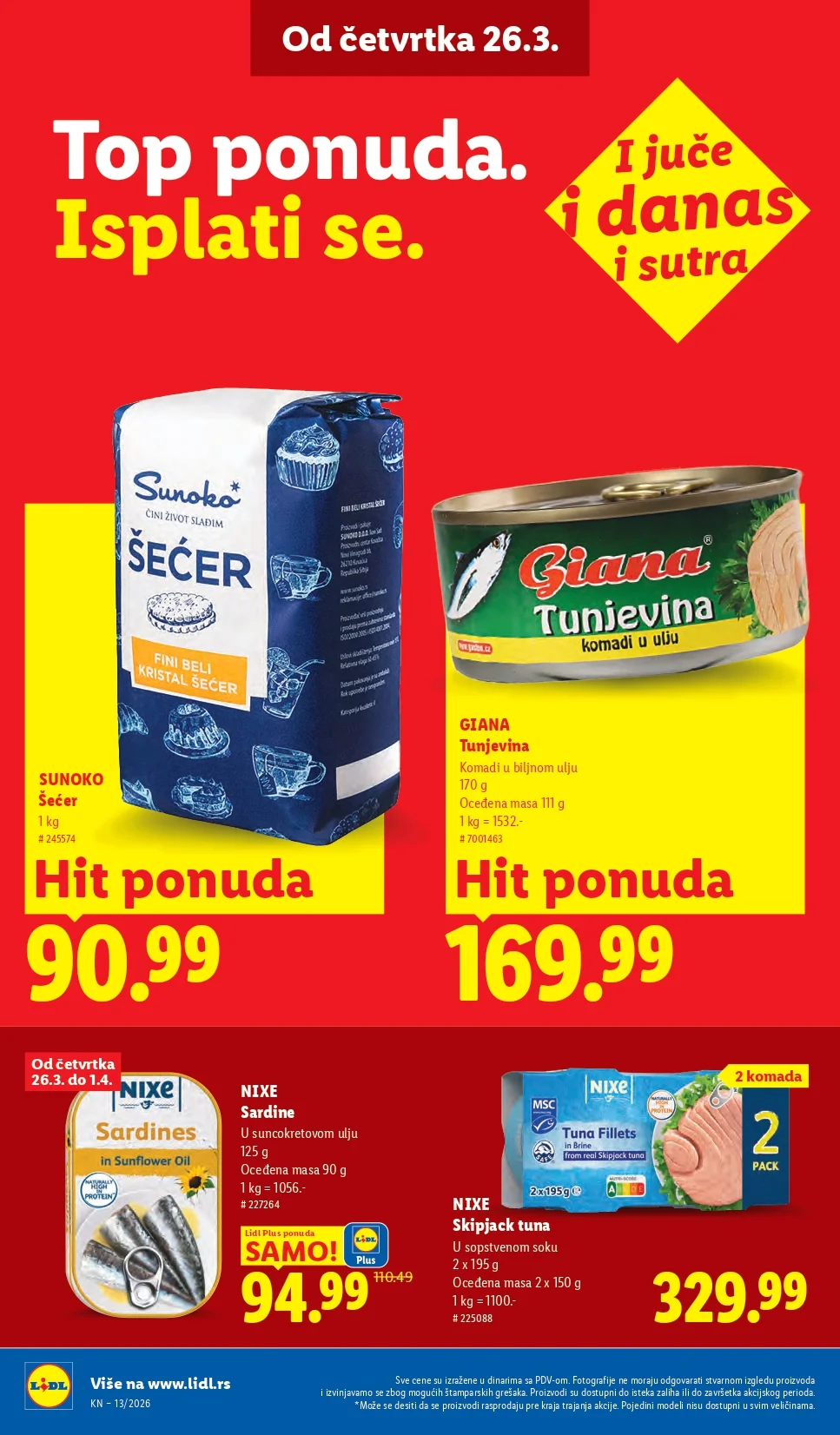 Lidl katalog 26.3-1.4.2026.