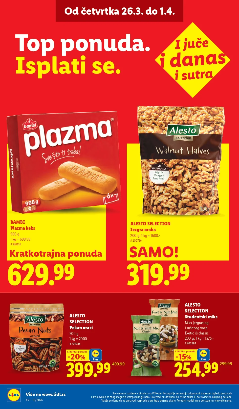 Lidl katalog 26.3-1.4.2026.