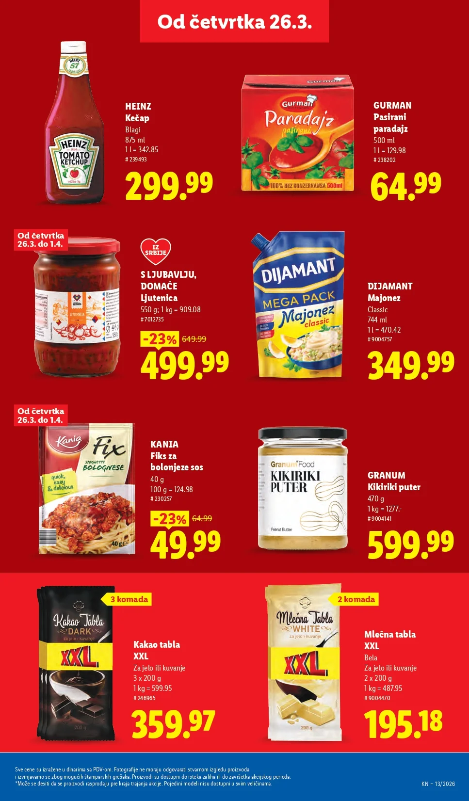 Lidl katalog 26.3-1.4.2026.