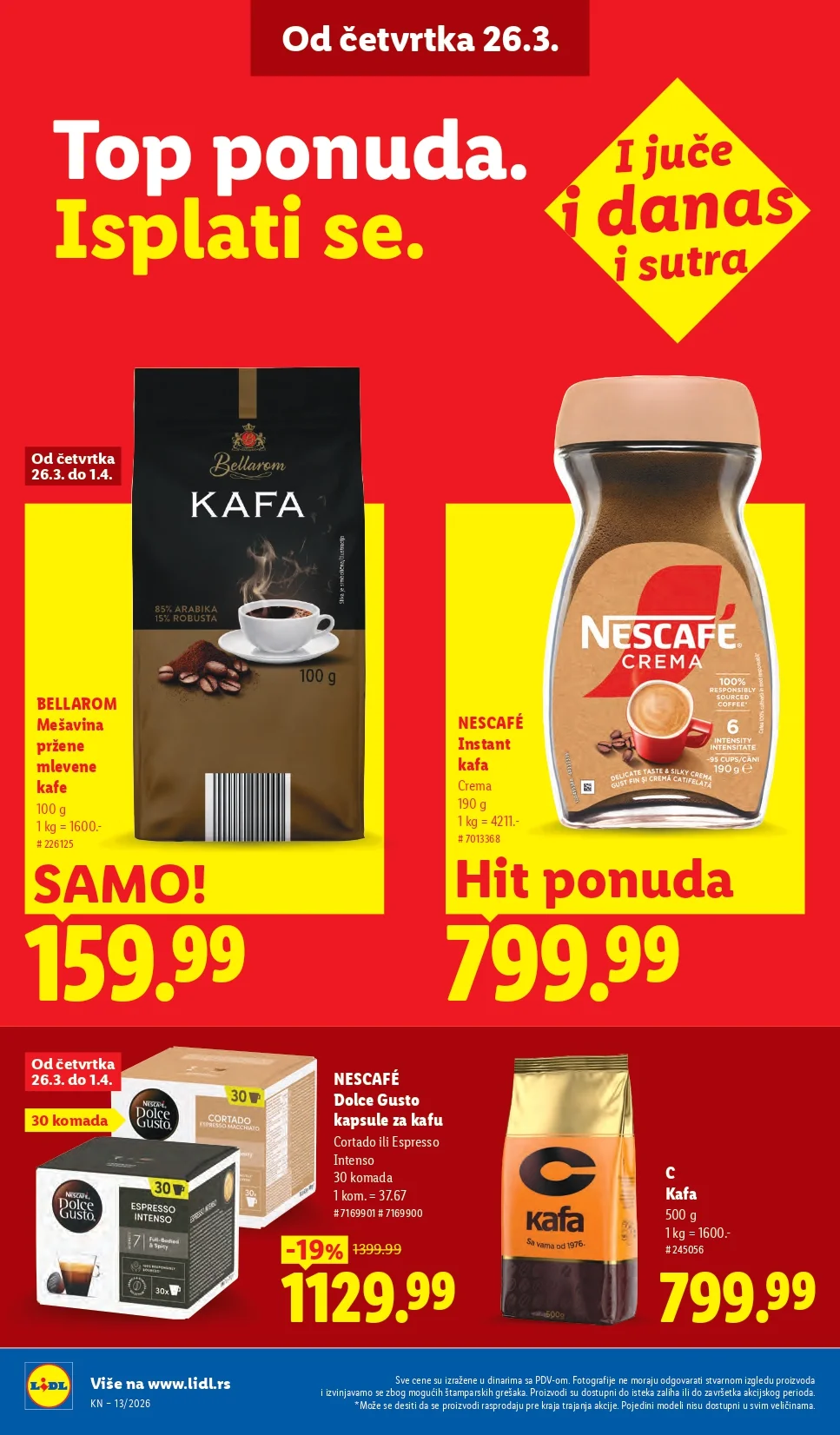 Lidl katalog 26.3-1.4.2026.
