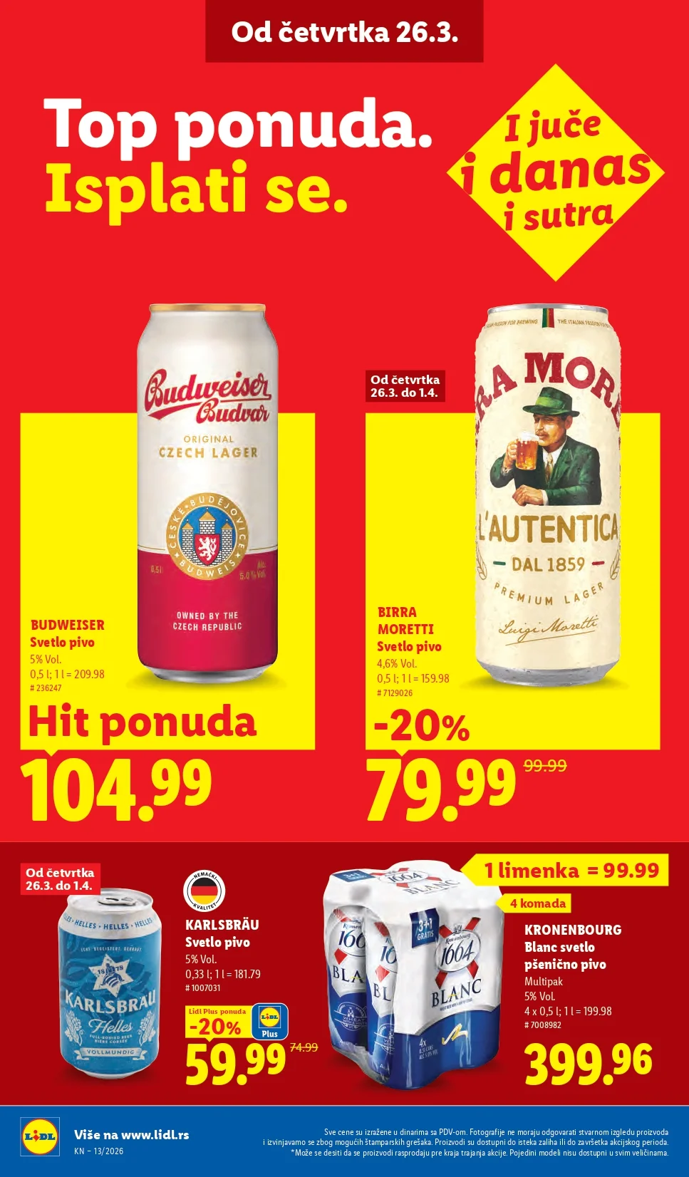 Lidl katalog 26.3-1.4.2026.