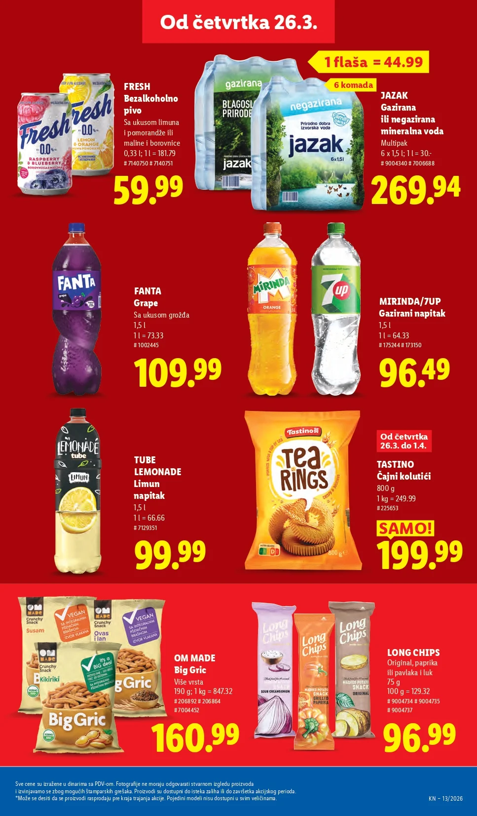 Lidl katalog 26.3-1.4.2026.