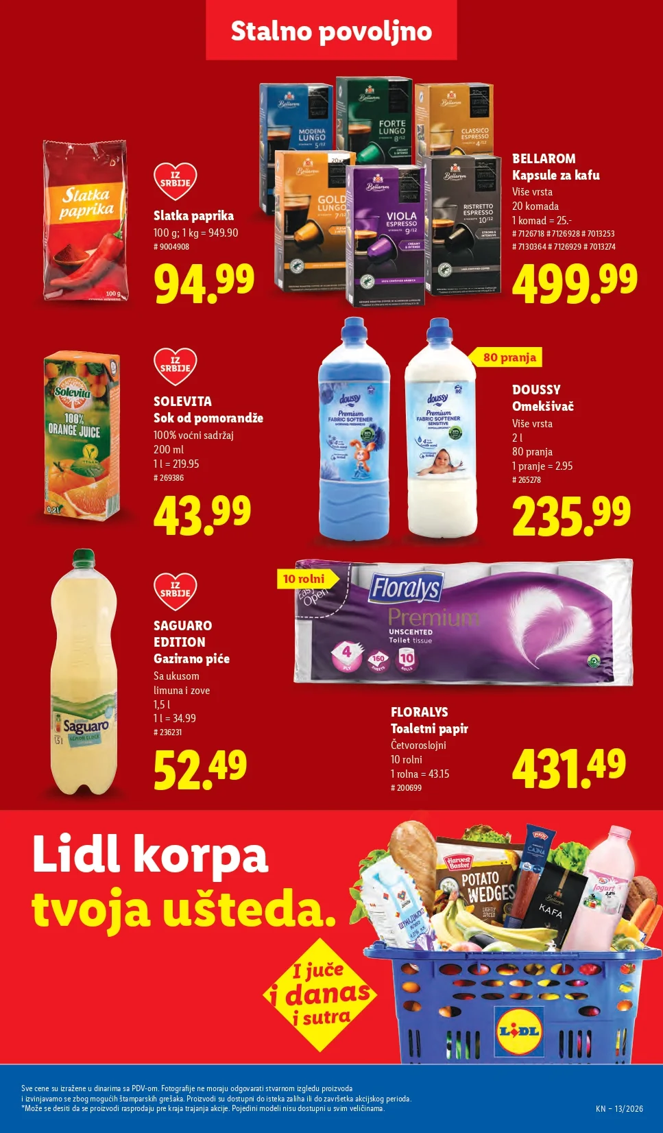 Lidl katalog 26.3-1.4.2026.