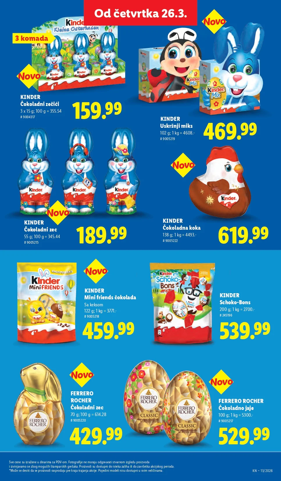 Lidl katalog 26.3-1.4.2026.