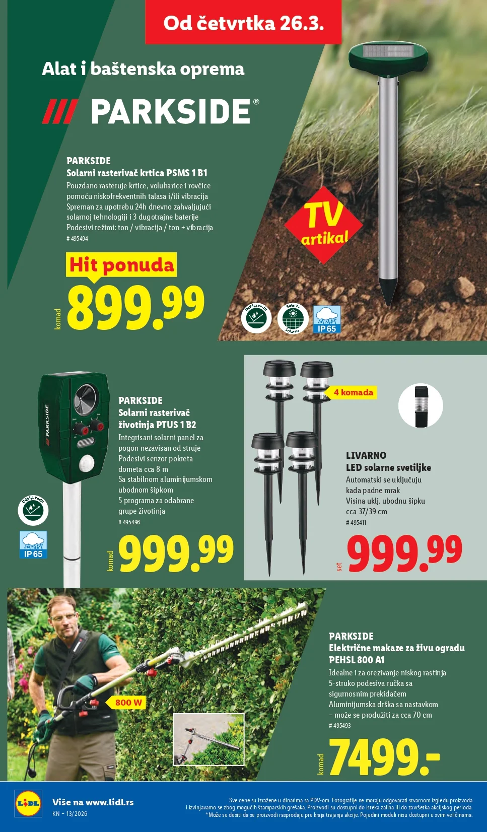 Lidl katalog 26.3-1.4.2026.