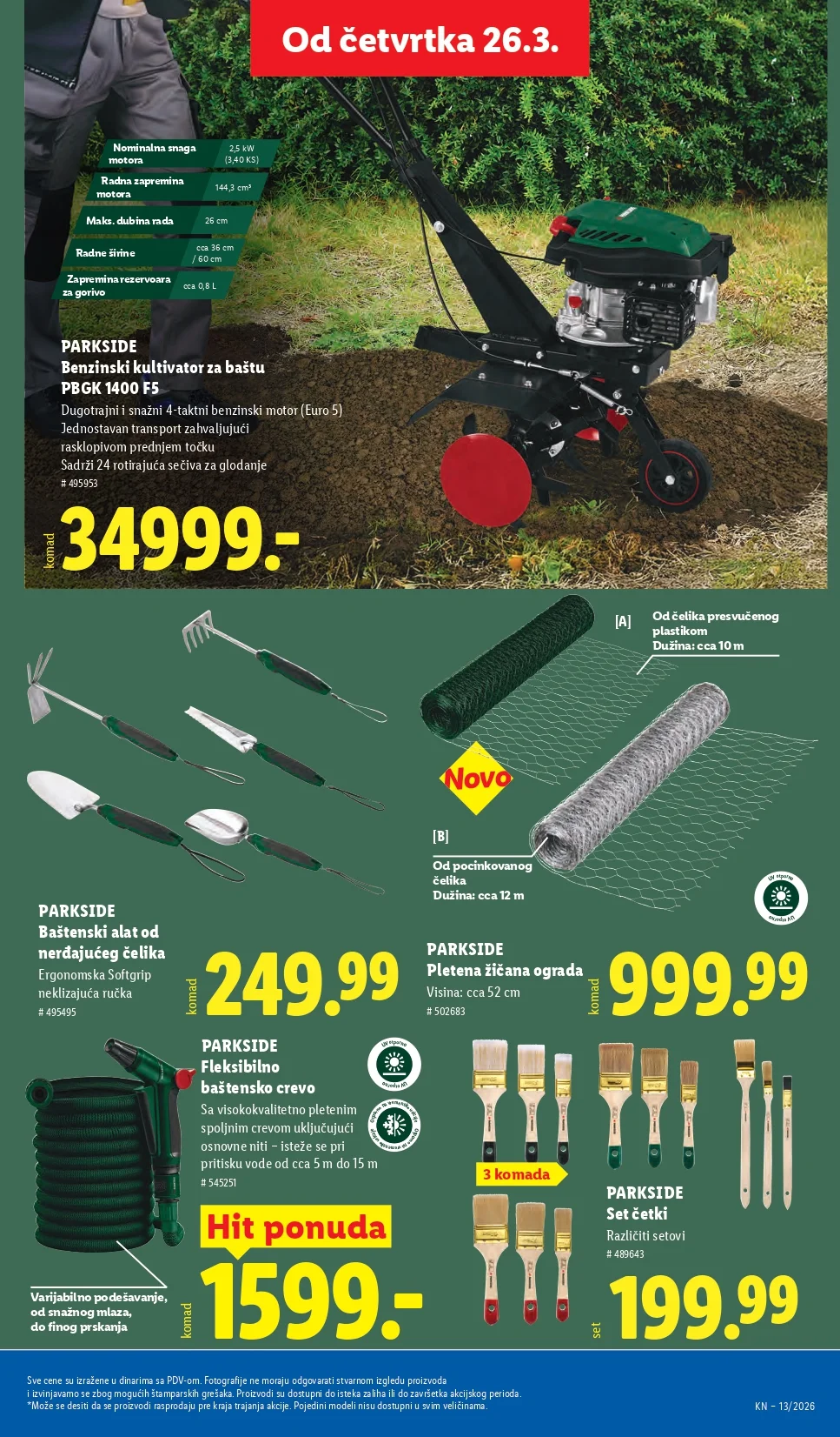 Lidl katalog 26.3-1.4.2026.