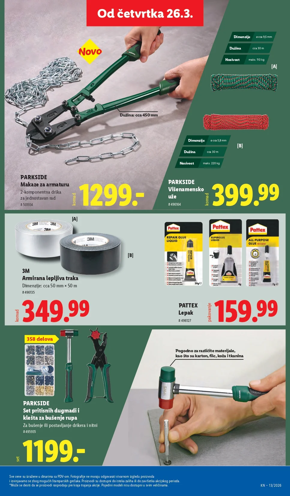 Lidl katalog 26.3-1.4.2026.