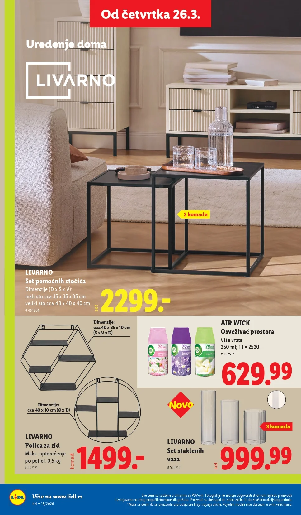 Lidl katalog 26.3-1.4.2026.