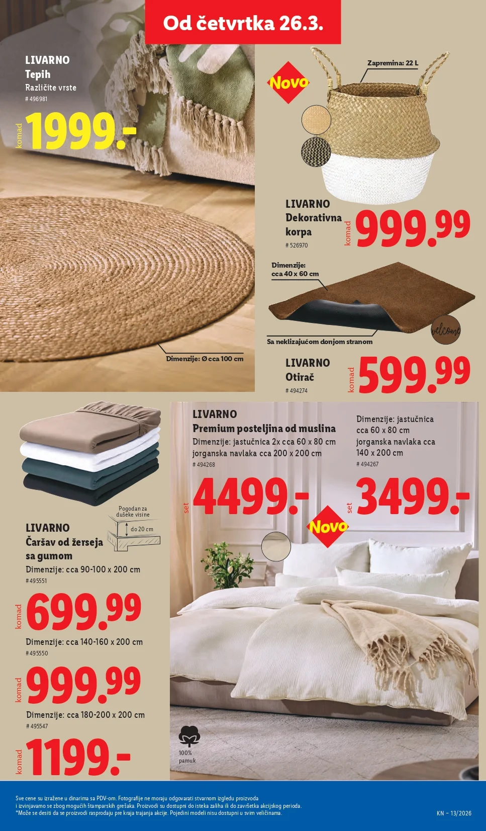 Lidl katalog 26.3-1.4.2026.
