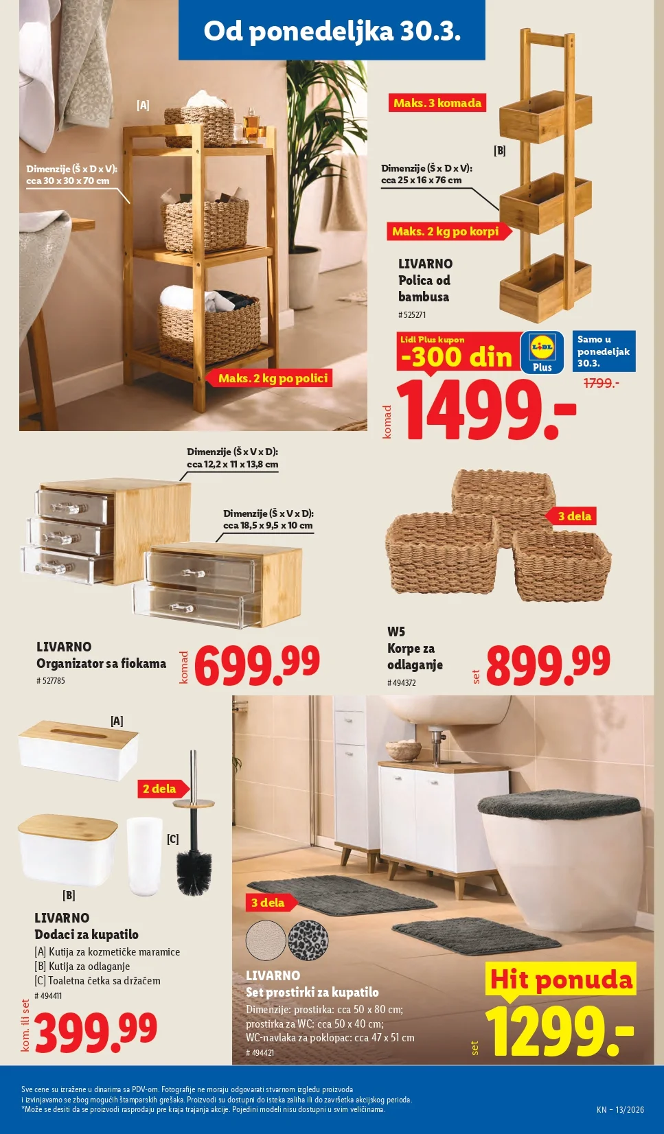 Lidl katalog 26.3-1.4.2026.