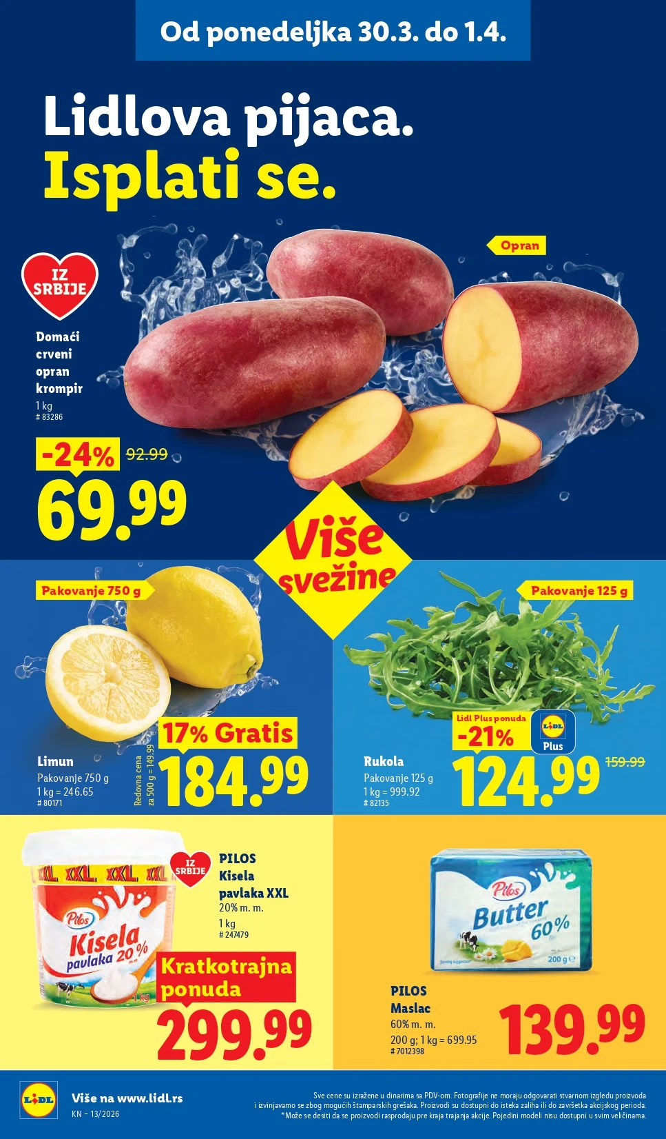 Lidl katalog 26.3-1.4.2026.