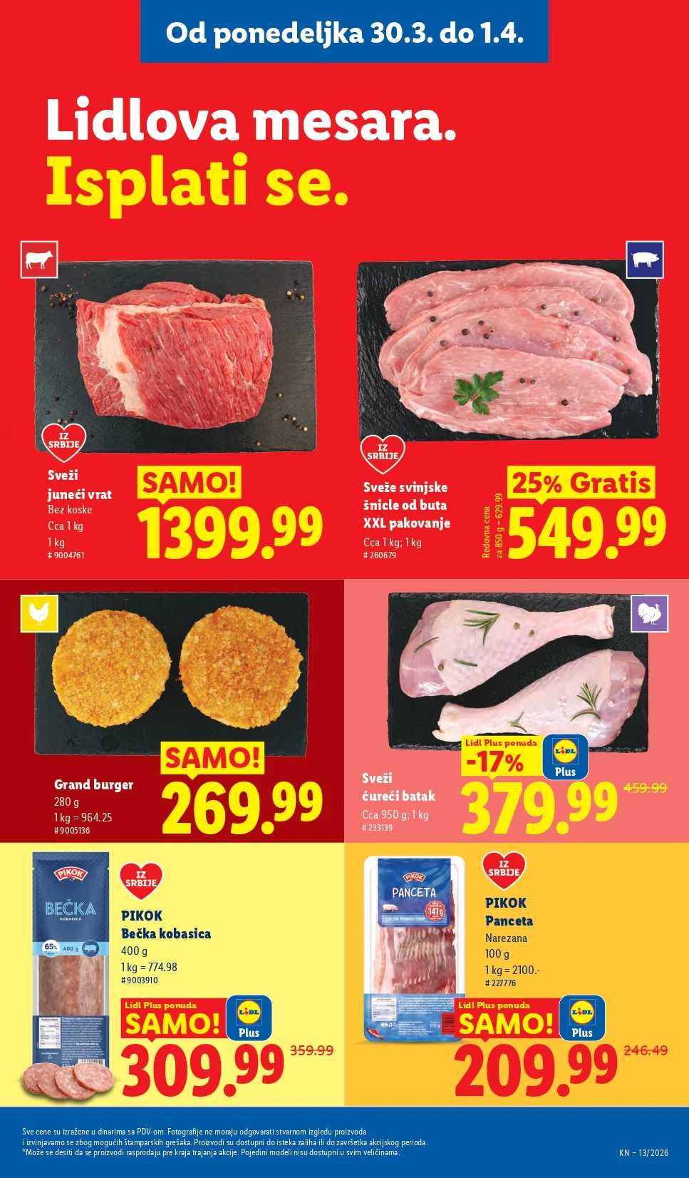 Lidl katalog 26.3-1.4.2026.