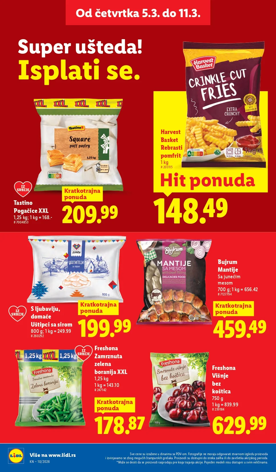 Lidl katalog 5-11.3.2026.